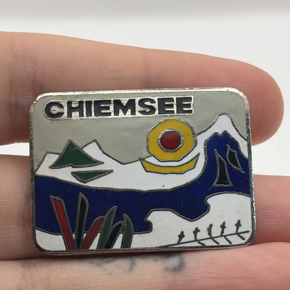 Chiemsee German Lake Germany Bavarian Sea Lapel Hat Pin